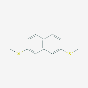 molecular formula C12H12S2 B158342 2,7-Bis-(methylthio)naphthalene CAS No. 10075-78-2