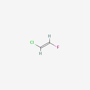 molecular formula C2H2ClF B1583420 1-氯-2-氟乙烯 CAS No. 460-16-2