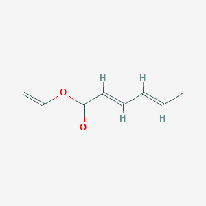 molecular formula C8H10O2 B1583436 Ethenyl hexa-2,4-dienoate CAS No. 42739-26-4