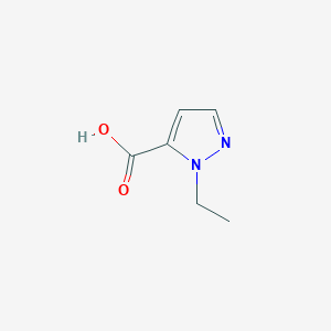 molecular formula C6H8N2O2 B1583437 1-乙基-1H-吡唑-5-羧酸 CAS No. 400755-43-3