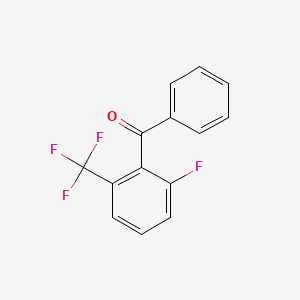 molecular formula C14H8F4O B1583439 2-Fluoro-6-(trifluoromethyl)benzophenone CAS No. 208173-18-6