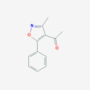 molecular formula C12H11NO2 B158344 3-Methyl-4-acetyl-5-phenylisoxazole CAS No. 127916-08-9