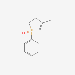 molecular formula C11H13OP B1583447 3-甲基-1-苯基-2-磷杂环戊烯-1-氧化物 CAS No. 707-61-9