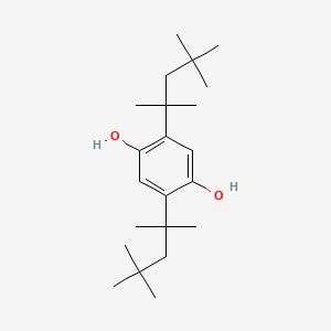 molecular formula C22H38O2 B1583451 2,5-Bis(1,1,3,3-tetramethylbutyl)hydroquinone CAS No. 903-19-5