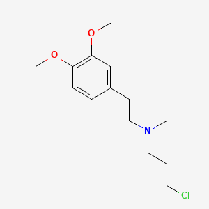 molecular formula C14H22ClNO2 B1583453 N-Methyl-N-(3-chloropropyl)homoveratrylamine CAS No. 36770-74-8