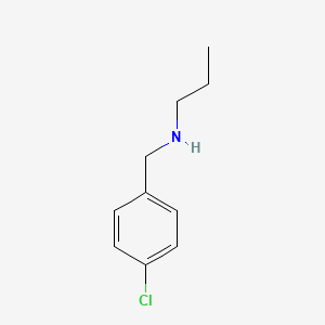 molecular formula C10H14ClN B1583455 p-Chloro-n-propylbenzylamine CAS No. 55245-43-7