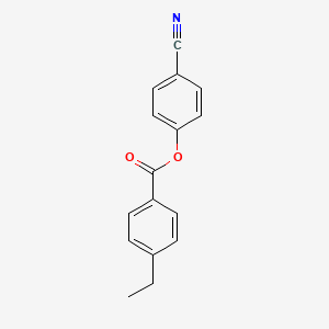 molecular formula C16H13NO2 B1583456 4-氰基苯基 4-乙基苯甲酸酯 CAS No. 56131-48-7