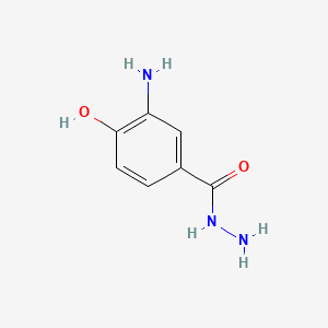 molecular formula C7H9N3O2 B1583459 3-氨基-4-羟基苯甲酰肼 CAS No. 7450-57-9
