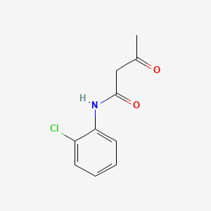 molecular formula C10H10ClNO2 B1583483 2'-氯代乙酰乙酰苯胺 CAS No. 93-70-9