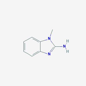 molecular formula C8H9N3 B158349 2-Amino-1-methylbenzimidazole CAS No. 1622-57-7