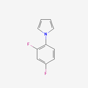 molecular formula C10H7F2N B1583492 1-(2,4-Difluorophenyl)-1h-pyrrole CAS No. 125126-63-8