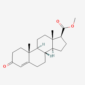 molecular formula C21H30O3 B1583494 Methyl 3-oxo-4-androstene-17beta-carboxylate CAS No. 2681-55-2