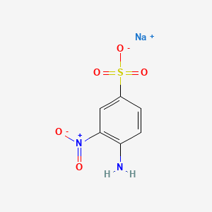 molecular formula C6H6N2NaO5S B1583495 Sodium 4-Amino-3-nitrobenzenesulfonate CAS No. 5042-33-1