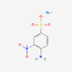 molecular formula C6H5N2NaO5S B1583495 4-氨基-3-硝基苯磺酸钠 CAS No. 5042-33-1
