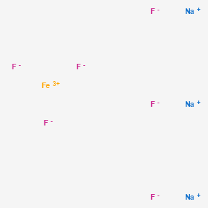 molecular formula F6FeNa3 B1583498 Trisodium hexafluoroferrate(3-) CAS No. 20955-11-7