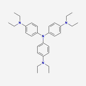 molecular formula C30H42N4 B1583506 N1,N1-Bis(4-(diethylamino)phenyl)-N4,N4-diethylbenzene-1,4-diamine CAS No. 47743-70-4