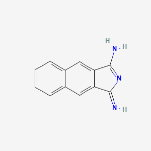 molecular formula C12H9N3 B1583507 1,3-Diiminobenz[f]isoindoline CAS No. 65558-69-2