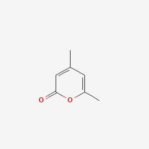molecular formula C7H8O2 B1583522 4,6-Dimethyl-2H-pyran-2-one CAS No. 675-09-2