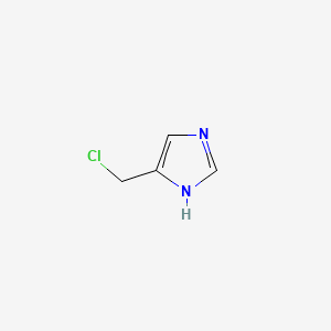 molecular formula C4H5ClN2 B1583533 4-(氯甲基)-1H-咪唑 CAS No. 23785-22-0