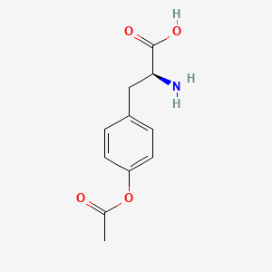molecular formula C11H13NO4 B1583542 (S)-3-(4-Acetoxyphenyl)-2-aminopropanoic acid CAS No. 6636-22-2