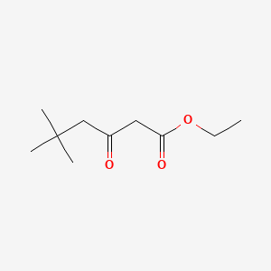 molecular formula C10H18O3 B1583546 Ethyl 5,5-dimethyl-3-oxohexanoate CAS No. 5435-91-6