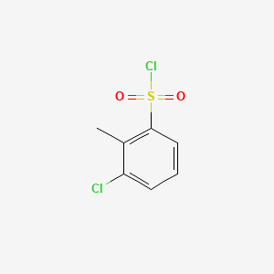 molecular formula C7H6Cl2O2S B1583591 3-Chloro-2-methylbenzenesulfonyl chloride CAS No. 80563-86-6