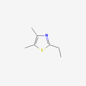 molecular formula C7H11NS B1583592 2-乙基-4,5-二甲基噻唑 CAS No. 873-64-3