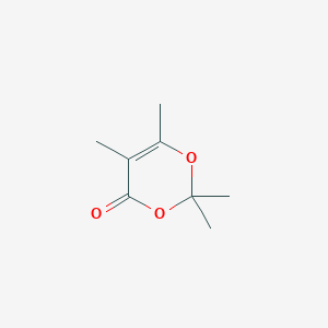 molecular formula C8H12O3 B1583595 2,2,5,6-Tetramethyl-4H-1,3-dioxin-4-one CAS No. 87769-39-9