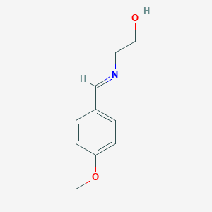 molecular formula C10H13NO2 B158360 2-((p-Methoxybenzylidene)amino)ethanol CAS No. 1952-35-8