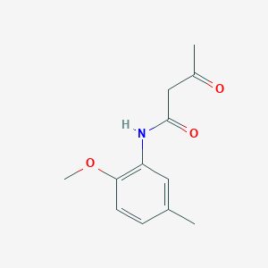 molecular formula C12H15NO3 B1583602 N-(2-methoxy-5-methylphenyl)-3-oxobutanamide CAS No. 85968-72-5