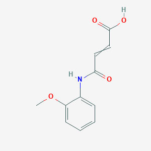 molecular formula C11H11NO4 B1583603 (Z)-4-(2-甲氧基苯胺基)-4-氧代丁-2-烯酸 CAS No. 36847-94-6
