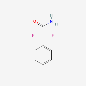 molecular formula C8H7F2NO B1583608 2,2-二氟-2-苯乙酰胺 CAS No. 383-19-7