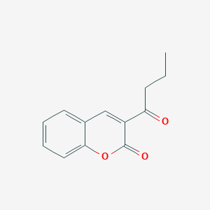 molecular formula C13H12O3 B158361 3-butyryl-2H-chromen-2-one CAS No. 1846-73-7