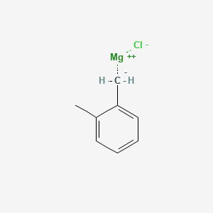 molecular formula C8H9ClMg B1583610 Magnesium, chloro[(2-methylphenyl)methyl]- CAS No. 29875-05-6