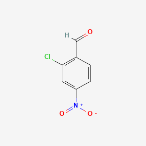molecular formula C7H4ClNO3 B1583620 2-Chloro-4-nitrobenzaldehyde CAS No. 5568-33-2