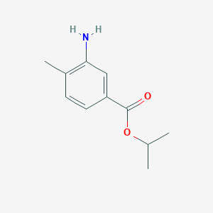 molecular formula C11H15NO2 B1583632 Isopropyl 3-amino-4-methylbenzoate CAS No. 21447-47-2