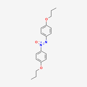 molecular formula C18H22N2O3 B1583638 4,4'-di-n-Propoxyazoxybenzene CAS No. 23315-55-1