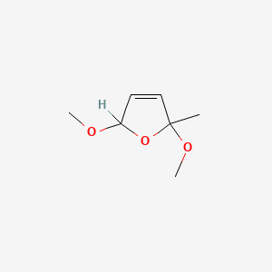 molecular formula C7H12O3 B1583641 2,5-Dihydro-2,5-dimethoxy-2-methylfuran CAS No. 22414-24-0