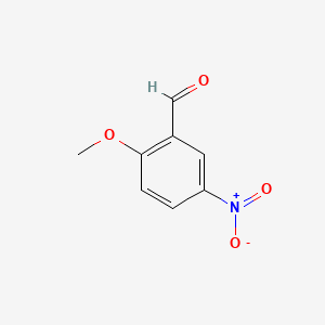 molecular formula C8H7NO4 B1583642 2-Methoxy-5-nitrobenzaldehyde CAS No. 25016-02-8