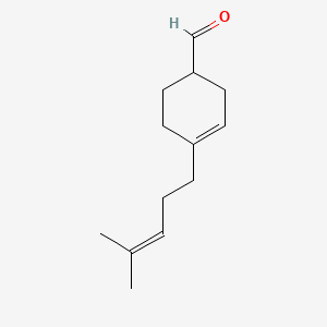 molecular formula C13H20O B1583652 4-(4-Methyl-3-pentenyl)cyclohex-3-ene-1-carbaldehyde CAS No. 37677-14-8