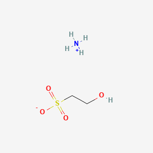 molecular formula C2H9NO4S B1583655 Ammonium 2-hydroxyethanesulphonate CAS No. 57267-78-4