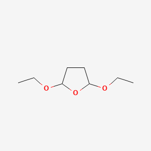 molecular formula C8H16O3 B1583660 2,5-Diethoxytetrahydrofuran CAS No. 3320-90-9