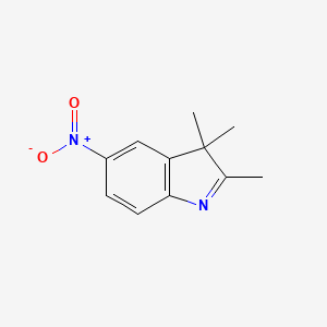 molecular formula C11H12N2O2 B1583670 2,3,3-Trimethyl-5-nitro-3H-indole CAS No. 3484-22-8