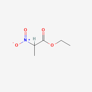 molecular formula C5H9NO4 B1583671 Ethyl 2-nitropropionate CAS No. 2531-80-8