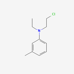 molecular formula C11H16ClN B1583676 N-(2-氯乙基)-N-乙基-3-甲基苯胺 CAS No. 22564-43-8
