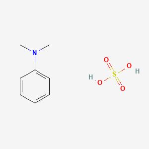 molecular formula C8H13NO4S B1583683 Benzenamine, N,N-dimethyl-, sulfate (1:1) CAS No. 58888-49-6