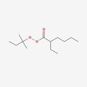 molecular formula C13H26O3 B1583687 tert-Amyl peroxy-2-ethylhexanoate CAS No. 686-31-7