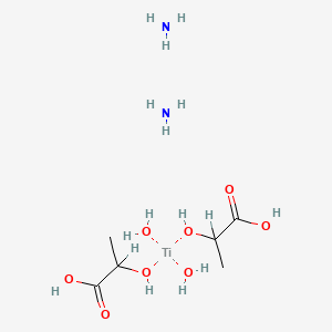 molecular formula C6H18N2O8Ti B1583689 Titanium lactate ammonium salt CAS No. 65104-06-5