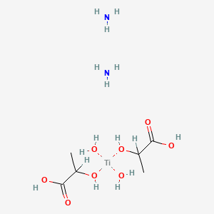 molecular formula C6H22N2O8Ti B1583689 Dihydroxybis(ammonium lactato)titanium CAS No. 65104-06-5