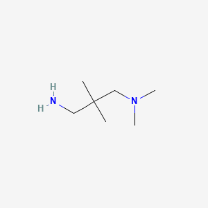 molecular formula C7H18N2 B1583693 N,N,2,2-Tetramethyl-1,3-propanediamine CAS No. 53369-71-4